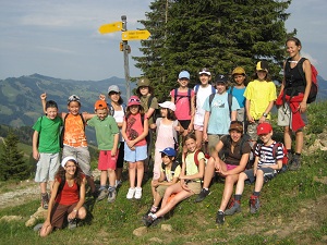Enfants montagne